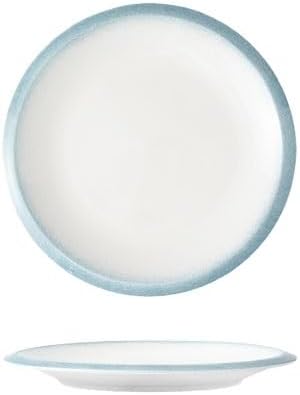 Modern Large Dinner Plates Western Food Plate Shallow Plate Simple Ceramic Household Underglaze Color Plate French Round Plate Dish Plate Commercial Hotel Restaurant Tableware Stackable Dinner Plates