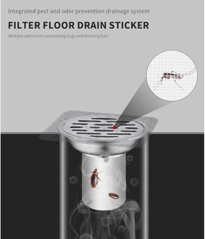 50 Pack Disposable Shower Drain Hair Catcher