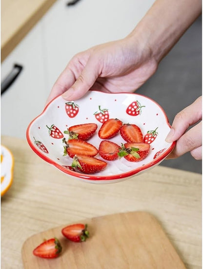 FAREWELL Dipping Bowls Household Ceramic Ceramic Plate Soy Sauce Soaking Bowl Appetizer Condiment Plate Sushi Dipping Dish Appetizer Bowls