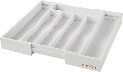 Expandable Bamboo Kitchen Drawer Organizer