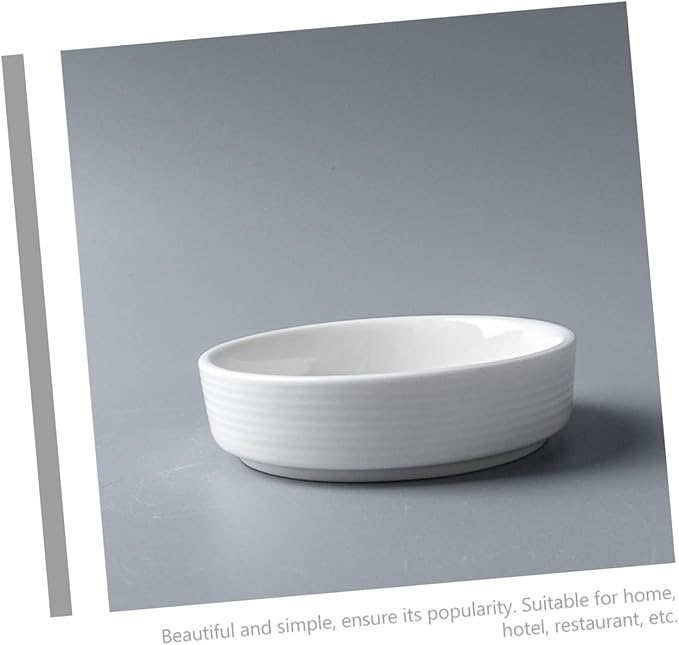 4pcs Ceramic Dipping Bowls Multi-function Sauce Dish Appetizer Plates for Spices Seasonings for Home Parties Celebrations