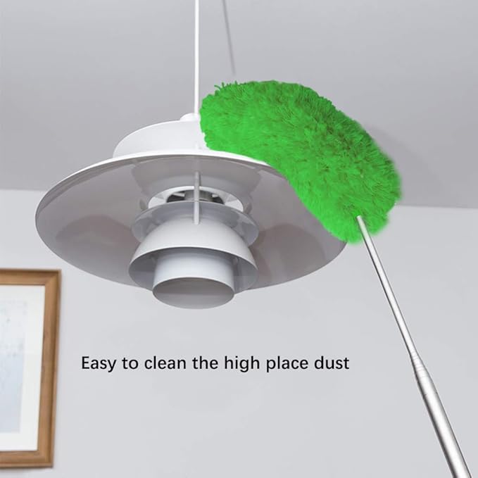 DELUX Microfiber Feather Duster Extendable Duster