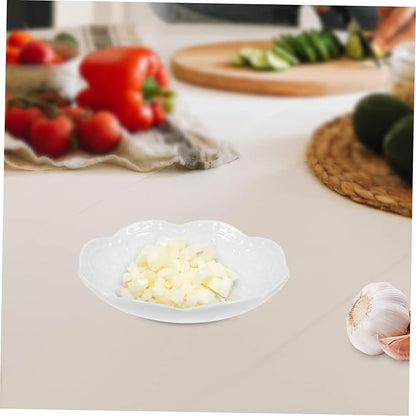 PRETYZOOM 2pcs Ceramic Plate Decorative Sauce Bowl Multi-functional Small Bowl for Oil Sushi