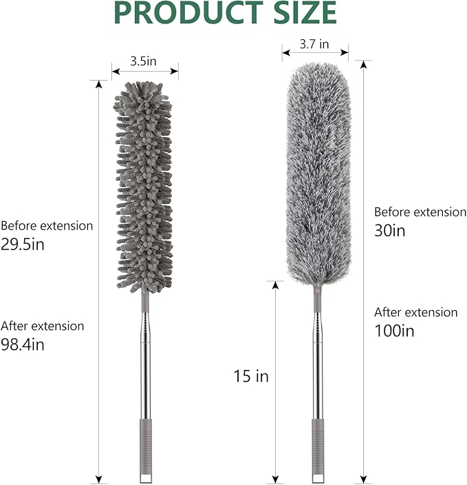 SetSail Dusters for Cleaning, 100-inch Extra-Long Duster