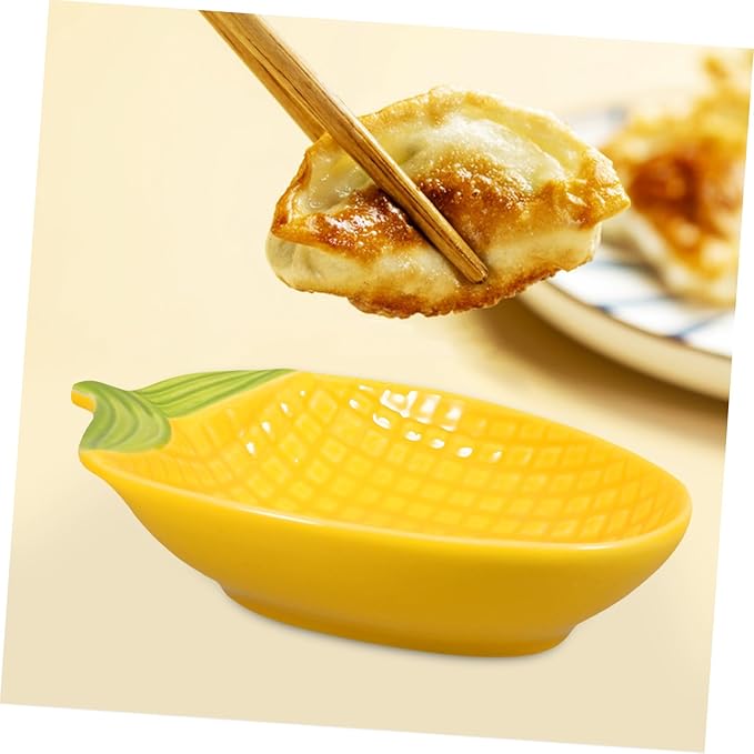 Cabilock Ceramic Dipping Sauce Plate for Appetizers Charcuterie Plates Soy Sauce Dishes