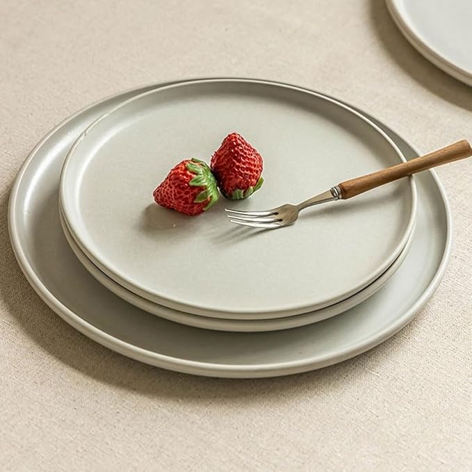 Dining Plates Modern and Simple Ceramic Steak Plate Multifunctional 10.4-inch Pasta Plate Ceramic Western Plate Dinner Plate