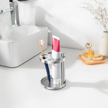 Stainless Toothbrush Holder Stand