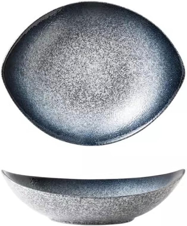 Pasta Bowls Appetizer Plates Ceramic Plate Dish Plate Household Salad Plate Cold Dish Plate Restaurant Commercial Large Plate Light Luxury Soup Plate Western Food Plate Dining Serving Plates for