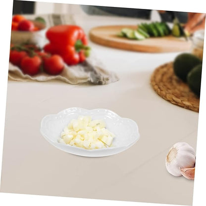 2sets Ceramic Appetizer Plates Elegant Sauce Bowls for Dipping Seasoning Dish for Home Restaurant Hotel Travel and Stylish Tableware 2pcs*2