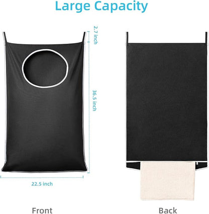 KEEPJOY XL 2-Pack Door Hanging Laundry Hamper, Size 36.5X22.5 Inch Door Hamper