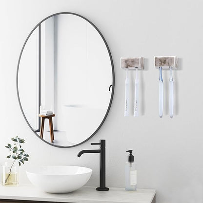 2 PCS Toothbrush Holders Wall Mounted