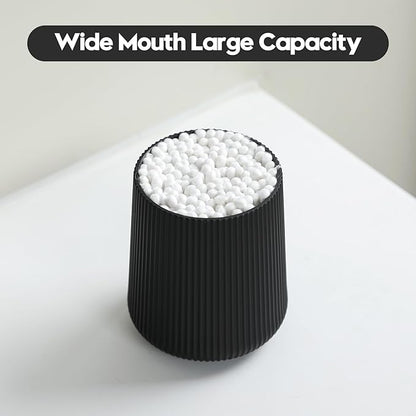 Black Striped Toothbrush Holder