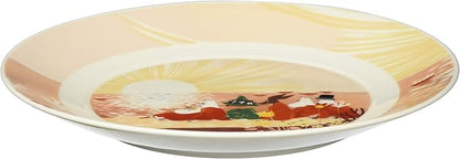 Yamaka Shoten MOOMIN MM3202-330 'Luonto' Plate, 7.7 inches (19.5 cm), Sunset, Microwavable, Moomin Goods, Scandinavia, Mother's Day, Tableware, Wedding Gift, Made in Japan
