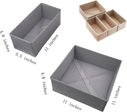 Drawer Organizer Set of 4 Khaki