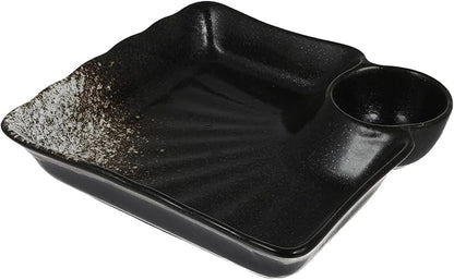 Japanese Dumpling Plate Sauce Dish Dipping Bowl Ceramics Sauce Dish Seasoning Saucer Appetizer Plates