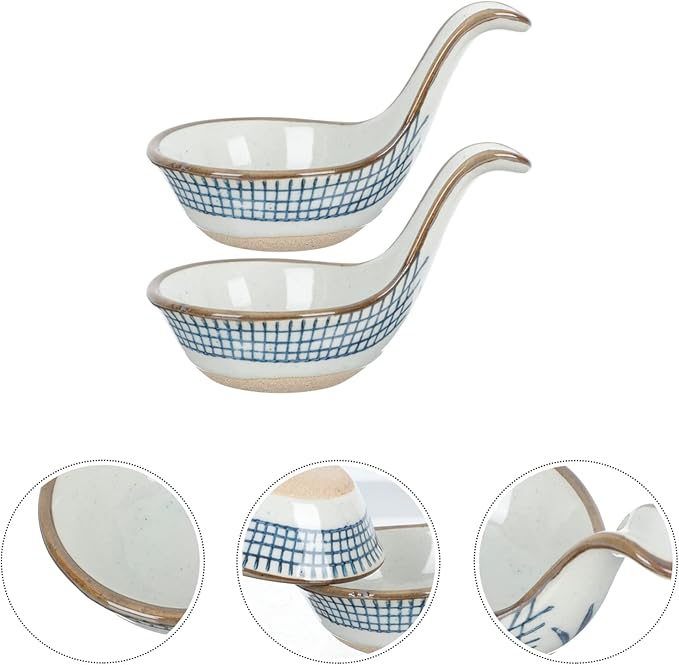 OUNONA 2Pcs Creative Ceramic Caviar Spoon Seasoning Dish Set Black Truffle Goose Liver Plate for Appetizers Flavor Dishes and Condiments Stylish Tableware
