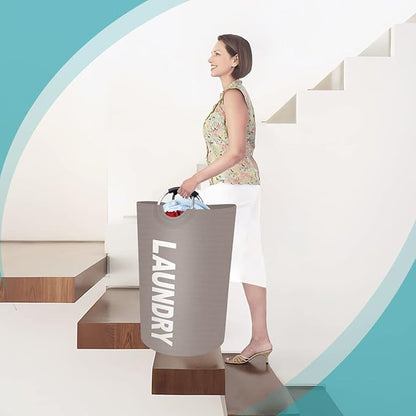 StorageRight 115L Large Laundry Basket, Laundry Hamper, Dirty Clothes Hamper