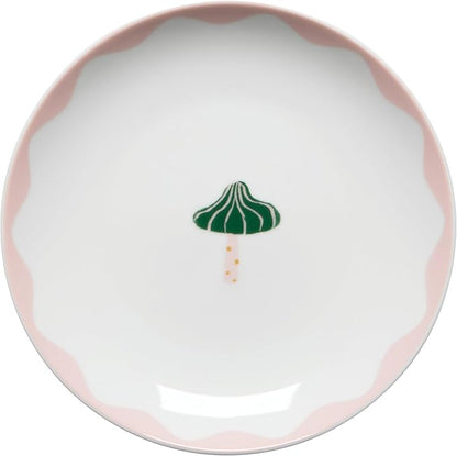 Now Designs Danica Jubilee Appetizer Plates (Set of 4) | Mushroom Gems