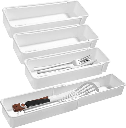 Drawer Organizers Set, Expandable Drawer Organizer Trays, Drawer Organizer Bins