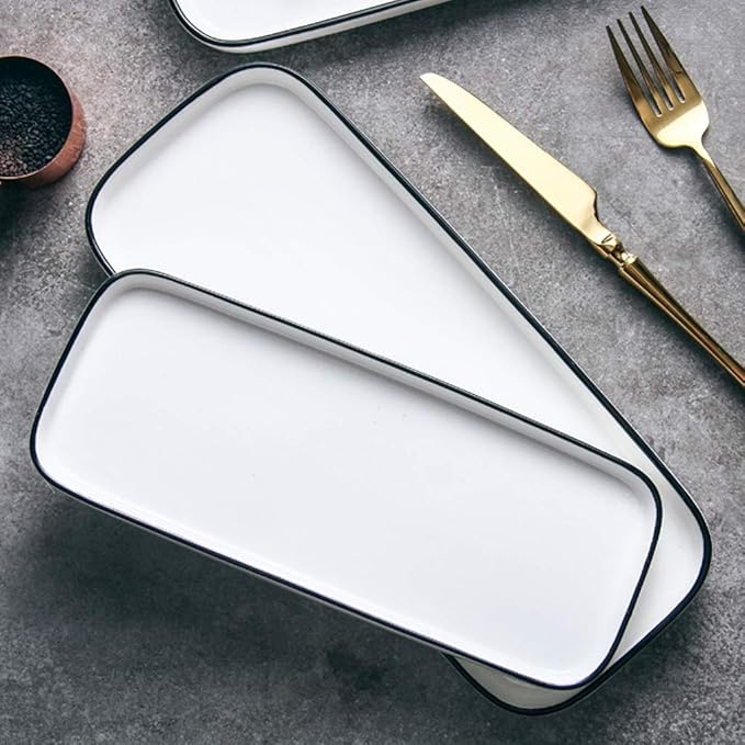 Ceramic Cutlery Salad Bowl Appetizer Plate Ceramic Snack Plate Accessory Snack Plate Fruit Plate Pastry Nut Plate Snack Flat Plate Tableware Small Bowl (Size : A)