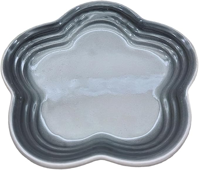 Small Ceramics Dish in Elegant Plums Blossoms Styles Multiple Color Appetizer Plates Perfect for Kitchen Dining Setting Flower Dish