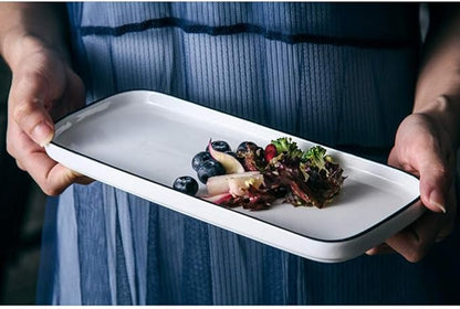 Ceramic Cutlery Salad Bowl Appetizer Plate Ceramic Snack Plate Accessory Snack Plate Fruit Plate Pastry Nut Plate Snack Flat Plate Tableware Small Bowl (Size : A)