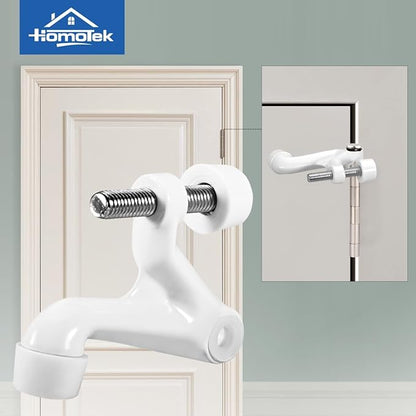 HOMOTEK 8 Pack Hinge Pin Door Stoppers, Adjustable Deluxe Heavy Doorstops