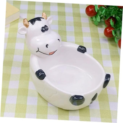 Ciieeo Ceramic Sauce Dishes Animal Shaped Seasoning Dipping Bowls Appetizer Plates for Home Use for Condiments Fruits Nuts Candies Easy to Clean Random Style