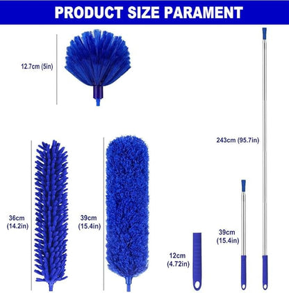 Microfiber Duster Kit High Reach Ceiling Fan Duster