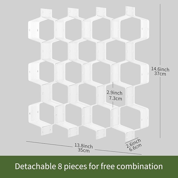 Honeycomb Separator Adjustable Drawer Organizer Divider