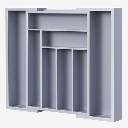 Pipishell Bamboo Expandable Drawer Organizer