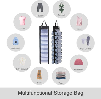 Legging Organizer Storage, T-Shirt Organizer, Foldable Hanging Closet Organizer