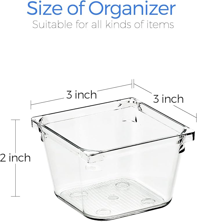 Ravinte 6 Pack Drawer Organizer