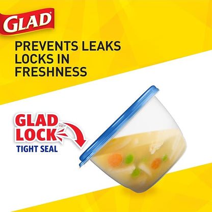 Glad GladWare Mini Round Food Storage Containers