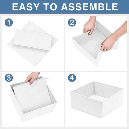 Criusia Drawer Organizer Clothes 12 Pack
