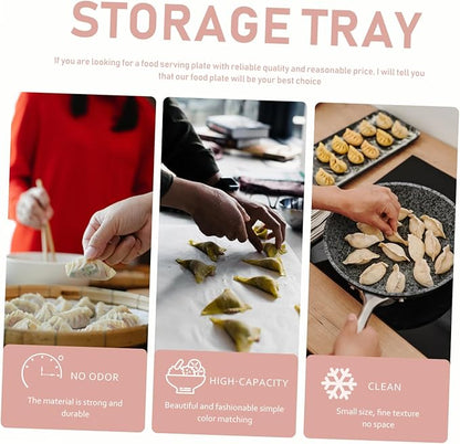 IMIKEYA 1pc Ceramic Dumpling Dish Stylish Design Multi-purpose Serving Plate for Snacks and Appetizers Easy to Lightweight for Home and Restaurants