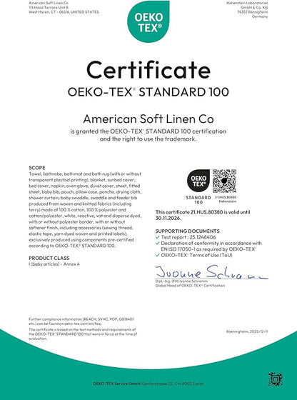 American Soft Linen Luxury Washcloths