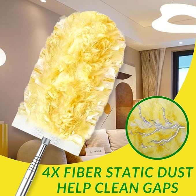 Duster Refills, Static Dust Removal Brush Disposable Replacement Head Compatible