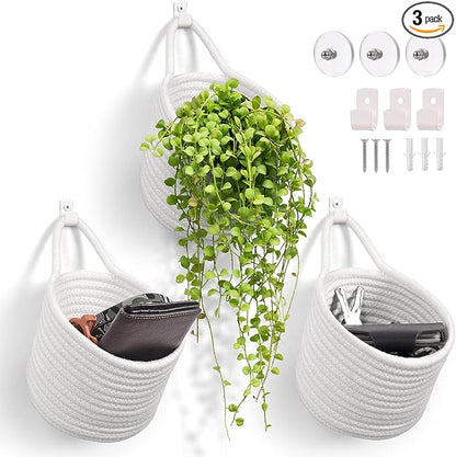 Fabric Wall Hanging Baskets