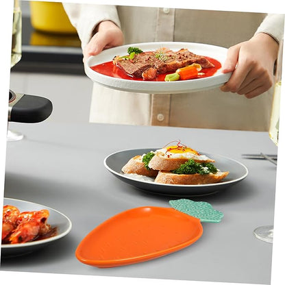 ABOOFAN Unique Carrot Sauce Dish Ceramic Seasoning Plate Appetizer Bowl Japanese Kitchenware Easy Clean