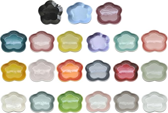 Small Ceramics Dish in Elegant Plums Blossoms Styles Multiple Color Appetizer Plates Perfect for Kitchen Dining Setting Flower Dish