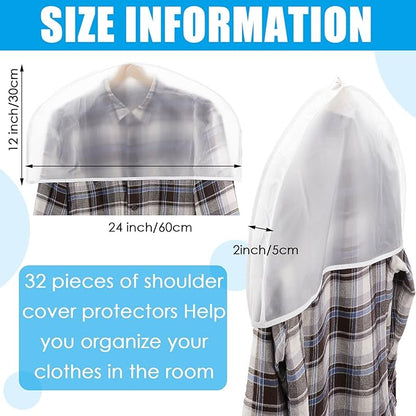 Patelai 32 Pcs 2" Gusseted Shoulder Covers