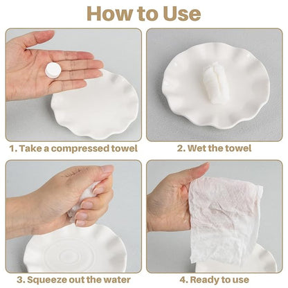 180 Compressed Towel Tablets