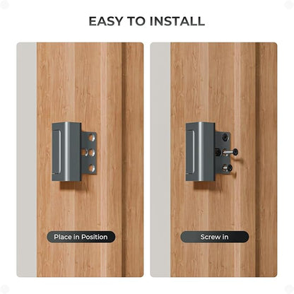 5Pack Home Security Door Reinforcement Lock, Childproof Safety Door Lock Latch
