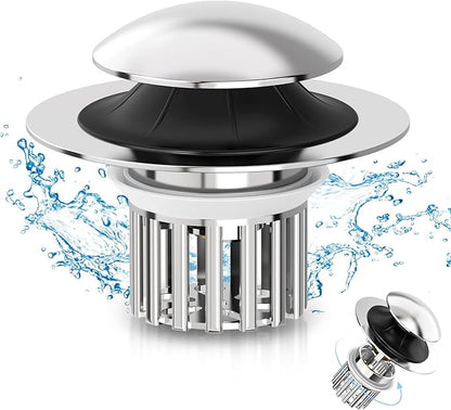 Universal 4 in 1 Bathroom Sink Stopper