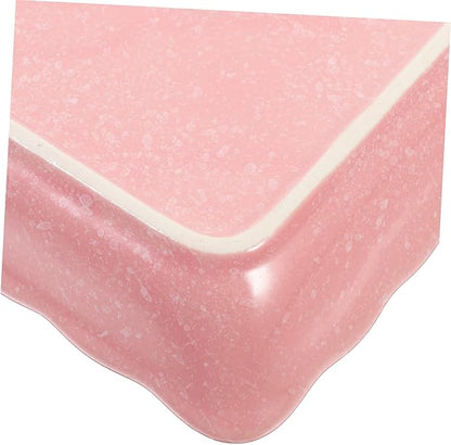 Healifty Ceramics Sauce Dish Pink Dipping Bowl Appetizer Plates for Home Restaurants Catering Easy to Clean Heat and Acid Resistant Condiment Serving Dish