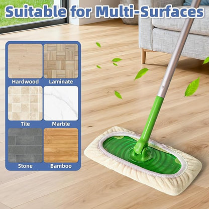 3 Pack Reusable Double-Sided Mopping Pads Compatible