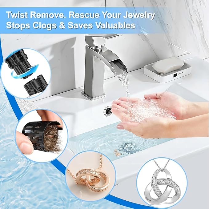 Bathroom Sink Stopper, Pop Up Drain