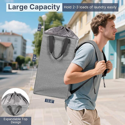 Bukere Laundry Backpack for College Students Dorm Essentials, Extra Large 90L