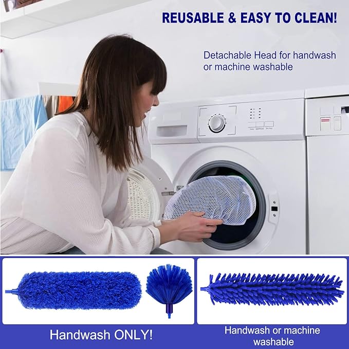 Microfiber Duster Kit High Reach Ceiling Fan Duster